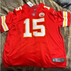 Kansa City Chiefs football jersey 15 Mahomes size 3xl